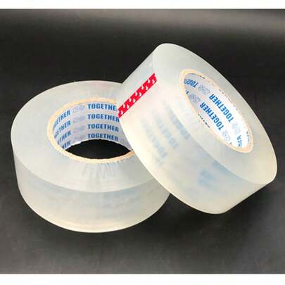 1/6ロール 重荷重梱包テープ、幅1.78インチ×120ヤード、高接着シーリングテープ 梱包と発送用