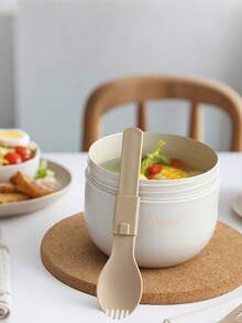 600/800ml Compact Soup Mug, Stainless Steel Double-Wall Insulated, Ergonomic Cylindrical Design, Portable Lunch Box (Microwave ), Soup Bowl, Breakfast Cup, Oatmeal, Juice. Suitable For Food Storage And Carrying To School, Office, Picnic, Camping, Graduation And Back To School Occasions. - Multicolor - View 8