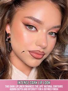 MISSLYN-BoldLine唇线笔，哑光质地，显色度高，顺滑柔润，打造丰盈双唇，多种颜色可选，新手友好，防晕染，持久显色，浓郁柔滑的持久颜料，轻松勾勒完美唇形，方便实用，适合通勤、派对、度假等各种场合，打造光彩夺目的唇妆，是毕业季和校园生活的理想之选。 - #06 - 查看 3