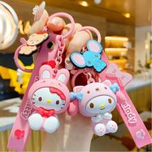 Cute Cartoon Keychain Pendant Keyring Charm Bag Accessory - Multicolor - View 6