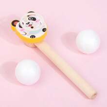 Children's Wooden Suspension Blowing Ball Tool Blowing Music Intelligence Lung Capacity Blowing Training Game Exercising Oral Muscles Sensory Integration Practice Children's Blowing Balance Game Magical Blowing Music Toy Magic Suspension Ball Children's Puzzle Children's Early Development Toys - Multicolor - View 9