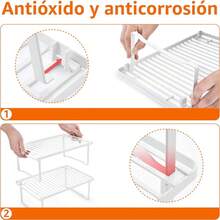 CYPNAmazonBasics Estantes apilables de almacenamiento de cocinaFashion - Blanco - Ver 7