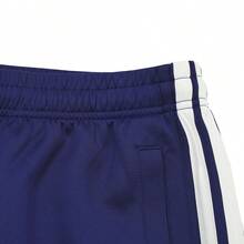 Adidas Men's Straight Leg Sweatpants, Loose Casual Lightweight Breathable Pants, Street Fashion Streetwear - Blue - View 4