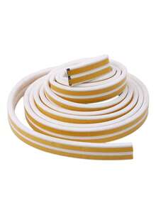 1 Roll 196.85 Inch/393.7 Inch Self-Adhesive Weatherstrip Seal - Durable Plastic Insulation Material, Collision Resistant, Windproof And Energy Efficient - Multicolor - View 3