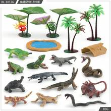 Bộ 12/9/11/21 mô hình động vật mini sống động như thật, bao gồm sư tử, voi, hươu cao cổ, hổ, ngựa vằn, tê giác trắng, gấu xám, linh dương, nai, bò rừng, gấu trúc, đồ chơi trang trí ngộ nghĩnh, phù hợp cho trẻ em từ 3 tuổi trở lên, mang tính giáo dục, phát triển nhận thức, là món quà sinh nhật tuyệt vời. - Xám - Xem 14
