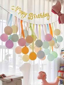Crepe Paper Ribbons, Colorful Pastel Ribbons, Party Decorations, Suitable For Birthday Party, Wedding, Bachelorette Party, Rainbow Party, Multicolor Party, Can Be Used For Table Decor And Celebrations, Party Backdrop - Multicolor - View 2