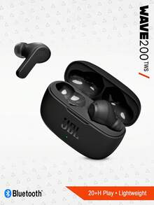 JBL Vibe 200 TWS 真无线蓝牙入耳式耳机，支持语音助手，续航时间长达 20 小时，配备充电盒，IPX2 防水