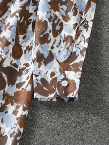 Women's All-Over Print Casual Versatile Arabic Style Top - Multicolor - View 8