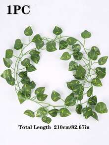 1/6/12/24 件装人造绿色常春藤吊兰，仿真常春藤叶墙面藤蔓，适用于室内/室外家居、房间、花园、婚礼花环装饰 - 綠蘿 - 查看 13