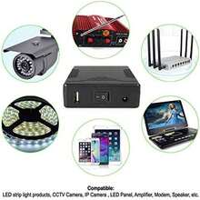 Banco de energía portátil de carga rápida de 12V 6000mAh con células de ión de litio, paneles solares con salida de CC y USB, regalo del Día de San Valentín - Negro - - Ver 6