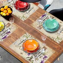 1/2/4/6/8/300 Pcs Luxury Placemat Set, Featuring Modern Minimalist Easter Bunny Pattern Design. Size: 12*18 Inches/30*45 Cm, Multiple Patterns Available, Suitable For Easter Dining And Home Decor. - Multicolor - View 11