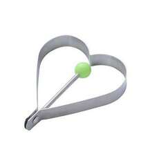 1/5pcs New Stainless Steel Fried Egg Mold, Heart Pancake Maker Omelette Rings, Kitchen Restaurant Multi-Purpose Breakfast Baking Cooking Tools Accessories Gadget - Multicolor - View 10