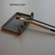 Portable Brush Holder With Drip Tray, Featuring A Front Tray Design For Easy Cleaning, Preventing Stains On The Desktop. It's Convenient To Carry And Space-Saving. This Portable Brush Rack Organizer Is Suitable For Watercolor, Oil Painting, And Acrylic Painting, Making It An Ideal Accessory For Art Studios - Multicolor - View 8