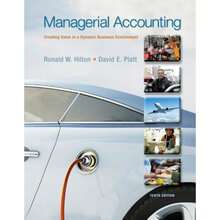 Managerial Accounting: Creating Value In A Dynamic Business Environment (Hardcover) By Ronald Hilton, David Platt - 單本 - 查看 3