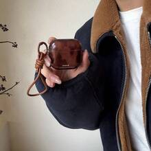 Luxury Amber Protective Case Compatible With Airpods 4, Pro 3, Apple Earphones, 2 Wireless Bluetooth, Pro, Shockproof Cover For 2nd & 3rd Generation - Brown - View 8