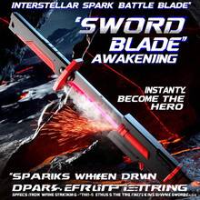 Large 80cm Samurai Katana Sword With RGB LED, Spark And Smoke, Illuminated  - Covei Toys - 紅色 - 查看 2
