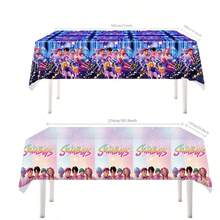 Witch Hunting Theme Party Tablecloth, Multiple Styles, Disposable Waterproof And Stain-Resistant Tablecloth, Party Decorations, Birthday Party Supplies, Perfect For Friends And Couples, Also An Ideal Gift For Valentine's Day, Thanksgiving, New Year, Christmas - Multicolor - View 5