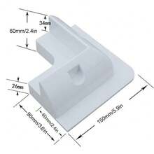 4pcs/7pcs Solar Panel Mounting Bracket Kit-Boat  Camper Van RV Roof Mount - White - View 11