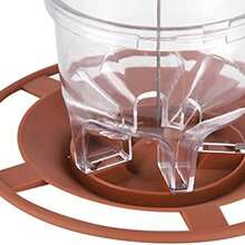 Greensen Comedero para Pjaros Diseo Pabelln 1L para Pjaros Pequeos con Cuerda para Colgar para Jardn Exterior PP y PS 18,5x16cm - como se muestra en la figura - Ver 6