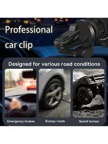 15W磁吸式无线车载充电器及手机支架，快速充电，兼容仪表盘/空调出风口安装，适用于 17/16/15/14/13/12系列免提车载系统