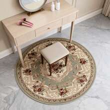 Thảm tròn họa tiết hoa Pháp cổ điển, màu xanh lá cây nhạt sang trọng, nhiều kích cỡ, chất liệu mềm mại, thân thiện với da, thảm trang trí, trang trí phòng ngủ, thảm nhỏ, thảm trải sàn, trang trí nhà cửa, thảm phòng khách, thảm nhỏ phòng khách, thảm phòng ngủ, trang trí nhà cửa phòng khách, thảm ngoài trời, thảm có thể giặt, thảm nhung, thảm lông, thảm mùa thu/đông - Nhiều màu - Xem 7