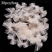 30pcs/Pack Ivory Mesh Lace Bowknot Decorations For Lingerie, Socks, Apparel, Shoes, Bags, Nail Art, DIY Clothing & Jewelry Making - 30pcs/pack - View 5