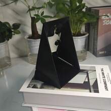 1个耐用塑料拼图海报盒展示架，适用于图片展示 - 多色拼图主题收藏展示盒，可用于拼图组装、艺术品收纳和办公室装饰 - 拼图收藏家的理想之选 - 彩色 - 查看 3