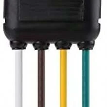 Enchufe de remolque, 6 24V Adaptador de conector de cabo de enchufe de remolque plano de 4 pines para remolque de barra de remolque de caravana - como se muestra en la figura - Ver 7