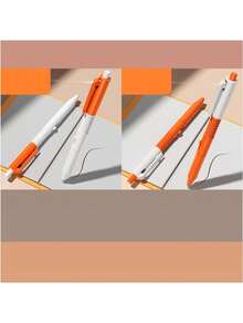 1 Magic Water Spray Pen - Surprise Color Change, PVC Material, Prank And Novelty Gift, Suitable For Parties And Fun Activities, Orange. - 橘色 - 查看 4