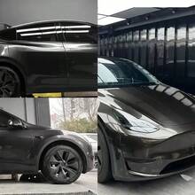 1 Roll Liquid Metal Silver Car Wrap Vinyl Film, Suitable For Car & Motorcycle Customization