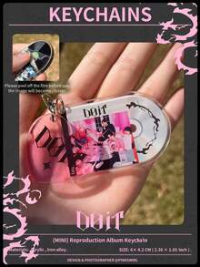 Straykid/SK/Do It,KPOP SK STYLE Acrylic KEY CHAINS, STAY ,Bag Charm, Car Keychain Pendant Keychain Holder Key Ring Mobile Phone Bag Hanging Gifts, Aesthetic Keychain, Special Gifts For Friends - Double-sided Printing Requires You to Peel Off the Film Yourself. - View 5