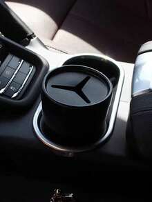 1pc Car Coin Storage Box, Multi-Functional Compact Car Mini Garbage Can With Lid, Desktop Organizer And Ashtray, All-In-One Storage Box, Car Cup Holder Tray, Vehicle Interior Trash And Coin Tray, Space-Saving Console Accessory For Car, Perfect For Coin Collection, Small Trash, Trash-Driving, Travel Companion, Auto Interior Organization, Everyday Car Workspace Upgrade - Upgraded Version - View 11