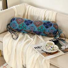 Oblong Sofa Lumbar Pillow, Bohemian Candy-Shaped Sleeping Hugging Pillow, Bed Pillow, Lumbar Pillow, Office Sofa Chair Lumbar Support Cushion, Nap Pillow, Waist Pillow, Pregnancy Bedside Back Cushion, Hot Selling - Multicolor - View 11