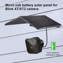Panel Solar Compatible con Blink Outdoor 4 (4ª Gen)/Blink Outdoor (3ª Gen) XT3 y Blink XT/XT2 Cámara, Batería Recargable Integrada para Cámara de  Exterior(Cámara no Incluida),39826198 - Multicolor - Ver 5