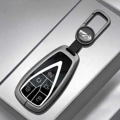 Étui de clé de voiture en alliage, coque de boîtier pour Changan Eado Unit CS35plus CS55plus CS75plus. Accessoires intérieurs de porte-clés protégés intelligents