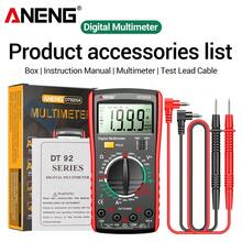 Professional Digital Multimeter Voltmeter Ammeter Ohmmeter Multi Tester Meter UK - Black - View 4