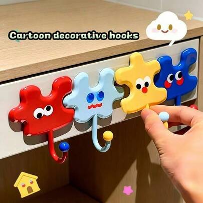 强力粘性挂钩——防损坏、免钻孔、可移除，适用于玄关、厨房、浴室和卫生间墙面；非常适合悬挂相框、艺术品、钥匙架和家居收纳；安装简便，超强粘性，不留残胶；是春季焕新、母亲节礼物、公寓生活、出租房以及日常装饰的理想之选。