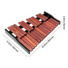 Glockenspiel Xylophone, 25 Notes, Wooden Professional Xylophone Percussion Instrument, With 4 Mallets, Carrying Bag, Beginner Glockenspiel Musical Instrument Kit For Adults And Kids Students - 25 Notes - View 10