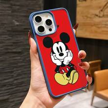 Mickey Mouse Clubhouse Character Patterned Phone Case Featuring A Joyful Design. Mickey Mouse, Minnie Mouse, Donald Duck, Daisy Duck, Goofy Dog, Compatible With IPhone 17, 17 ProMax, 17 Pro, 17 Air, 16, 15, 14, 13, 12 Pro 11 XsMax Xs Xr X And Galaxy Models, With Shockproof Protection And Magnetic Case. A Fun Gift For Disney Fans ,Mickey Fans, Family, Friends, Birthdays, Holidays, And Special Occasions. A Delightful Addition To Your Phone Accessories. - Blue - View 2
