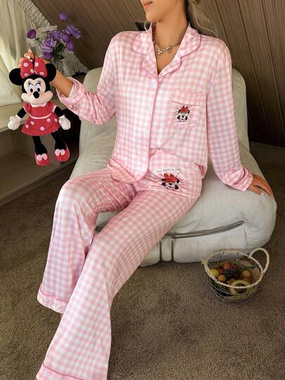 Disney Stitch Print Pajama Set