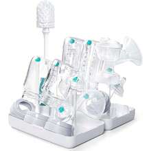 Travel Baby Bottle Drying Rack, Large Capacity Baby Bottle Drying Rack For Working Moms, Visiting Family, Friends Or Camping With Baby (Green), 39768863 - 紅白色 - 查看 1