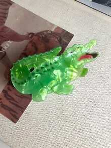 1pc Unique Faux Animal Claw Acetate Clips, Penguin, Lion, Puppy, Duckling, Elephant, Large Hair Clips, Hair Claw, Women Hair Accessories Women Claw Clip - Multicolor - View 21