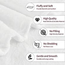 One Merch Direction Throw Blanket Warm Blankets Breathable Air Conditioner Blanket For Car Classic Outdoor Blankets For Picnic For All Season - 黑色 - 查看 7