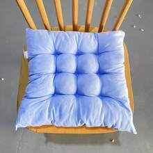 1/4pcs Casual Polyester Chair Cushion, Machine Washable, Durable Knitted Design, Comfortable Support, Suitable For Garden, Dining, Office Chairs, Versatile Use, Size 40x40x5cm, Living Room Chair Pad