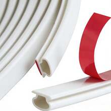 1条6米/3米门密封条 - 自粘橡胶D型泡沫密封条，适用于门窗，隔音防撞胶带 - 彩色 - 查看 16