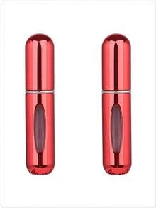 1个/2个/3个/4个/5个装 5毫升便携式迷你香水可填充喷雾瓶，配有香水泵头，适合旅行和户外使用