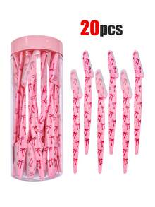 40/30/20/12/6/3/1 件套。面部脱毛剃刀、蝴蝶眉毛修剪器、手动剃须刀、多功能眉毛修剪器和面部剃须刀，男女通用，配有精密保护盖和精密剃须刀片。 - 粉色 - 查看 14