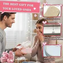 Glasses Case Hard Shell, Clear Eyeglass Case, Cute Holder For Sunglasses And Reading Glasses - 粉色 - 查看 7