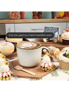 1/4 Piece Hexagon Cork Sticker, Self-Adhesive Cork Tile, Hexagon Cork Board, Mini Wall Bulletin Board, DIY Decorative Postcard Wall Cork Board, Bulletin Board, Message Board - Multicolor - View 3