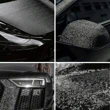 1件個性化幽靈黑車貼膜,高端定制啞光黑車貼,個性化宇宙幽靈黑汽車與摩托車貼紙,防水、防刮、透氣,後視鏡 - 通用車貼膜,汽車改裝 - 均碼 - 查看 5